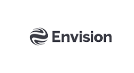 Envision black and white logo